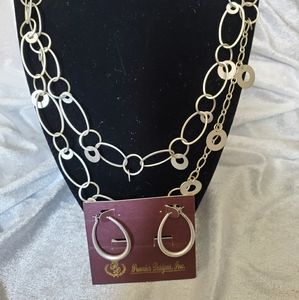 Necklace and matching earrings